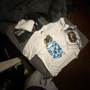 Men's White Graphic T-Shirt